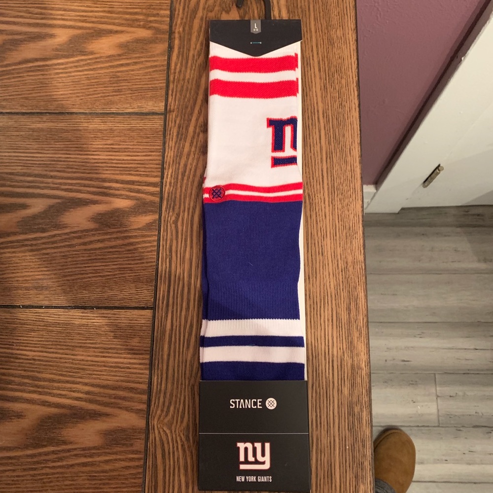 NY Giants socks